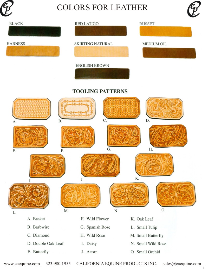 Leather Color Chart for Sale 